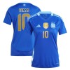 Camiseta de fútbol Argentina Messi 10 Segunda Equipación 2024 - Mujer